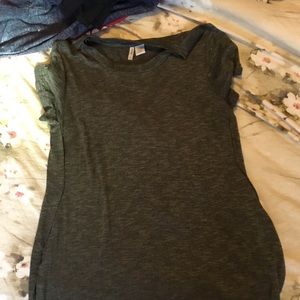 Oversized tops with slits on sides